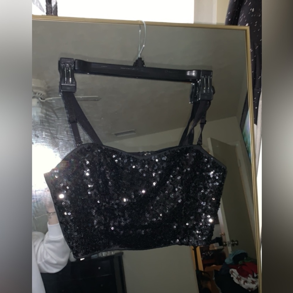Victoria Secret black bustier